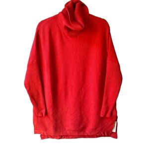 Drrita Oversized Red Sweater. Size large. Net. Festive Holiday Warm